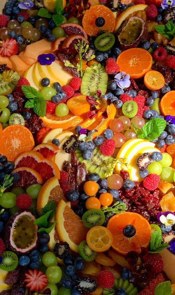 Nature's Palette: Colorful Vegetable & Fruit Fusion